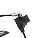 Alvin's Cables Right Angle 2 Pin Male to D-tap Coiled Cable for SmallHD Monitor| Teradek
