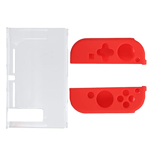 HOSIS Spielekonsolen-Schutzhülle, praktisches, dünnes, geteiltes Design, Switch-Schutzhülle, strapazierfähiger Fallschutz für Spielekonsolen für Videospielzubehör Cover