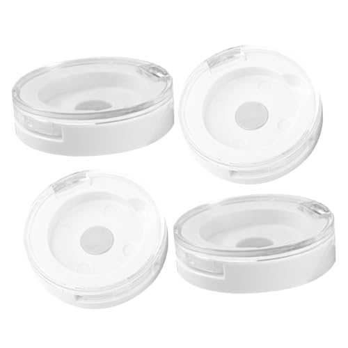IWOWHERO Bandeja De Almacenamiento De Cosméticos Para Maquillaje 4 Piezas Vacía Para Colorete Para Viajes De Mujer