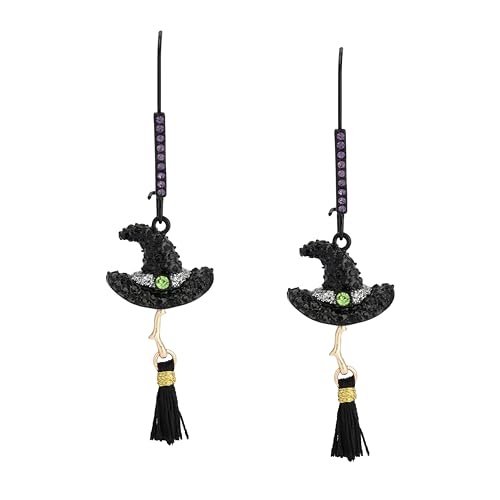 Betsey Johnson Halloween Witch Dangle Earrings2