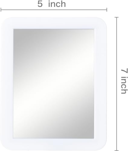 Espejo magnético MIHAGUTY 5 x 7 pulgadas blanco miniatura 2