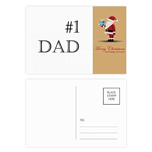 Cartes postales citation Père Noël en papier cartonné rigide premium