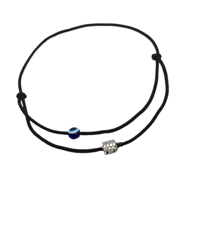 Thread anklet for woman oxidised trending charms evil eye anklet Latest Trend turtule Charms Black Thread Adjustable Anklet (Payal) for Women and Girls(pack of 1) (B0CBFHZJG1) Amazon Price History, Amazon Price Tracker