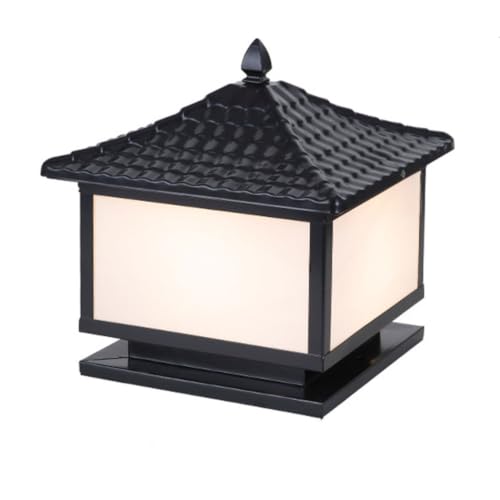 Borne lumineuse extérieure antique en aluminium moulé sous pression