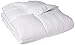 LUCID Alternative Comforter-Hypoallergenic-All Season-400 GSM-Ultra Soft and Cozy-8 Duvet Loops-Box Stitched-3 Year Warranty-Machine Washable-Twin-White