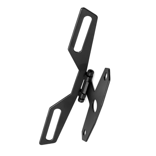 Support de Plaque D'immatriculation Pliable, Support Arrière pour Moto ATV,Feux arrière