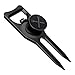 Blue Tees Golf - 6 in One Divot Repair Tool - Black