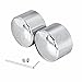 Amazicha Chrome Front Axle Nut Cover Axle Caps Compatible for Harley Touring Softail Electra Road Glide Sportster 08-later