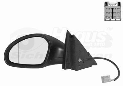 VAN WEZEL 4917807 Specchietto retrovisore esterno Specchio completo asferico per regolazione elettrica specchio termico Sx Compatibilità con SEAT Ibiza III Hatchback 6L Cordoba Sedan 6L2