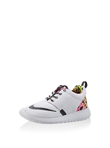 Nike, Chaussures de Sport garçon, Blanc Cassé-Blanco (White/Black-Volt-Pink Blast), 38