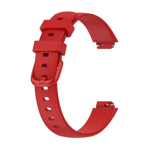 SRMVRNKNNK Fit For Fitbit �Ή��E�H�b�`�X�g���b�v Fit For Inspire 3 �Ή��V���R���o���h �E�H�b�`�o���h �u���X���b�g(Red,S)