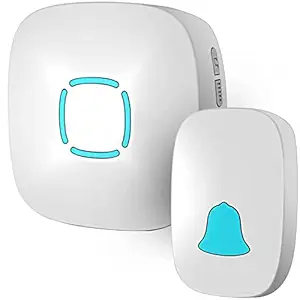 LOVIN PRODUCT Wireless Doorbell, Waterproof Chime Kit with Over 36 Chimes & Adjustable Volume; Range Up to 1000ft Operating, with Sound and LED Flash Door Bell for Home