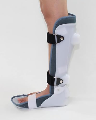 Genérico Férula ortopédica para pie caído, inmovilizador ortopédico para pie caído, Soporte Nocturno para Fascitis Plantar, Bota elástica para Tobillo para Alivio del Dolor (A)
