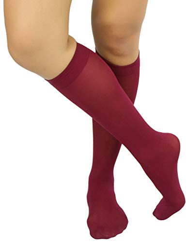 Image of ToBeInStyle Womens Pack of 6 Knee High Trouser Professional Socks