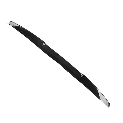 Rubber Rear Wing Trunk Spoiler, Nero Universale, Accessorio Aerodinamico per Modifica Auto, Sostituzione Parafango Posteriore, Spoiler per Coperchio Baule