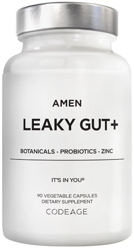 Amen Leaky Gut Supplement - Advanced Formula with Bioavailable L