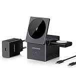 【Ausgestattet mit hochwertigen Adaptern und Ladekabeln】Diese Induktive Ladestation bietet einen kompletten Satz hochwertiger Adapter und USB-Kabel-Konfigurationen, die sofort nach Erhalt verwendet werden können, ohne dass zusätzliches Zubehör erforderlich ist. Legen Sie einfach Ihre mehreren Apple Geräte auf den Charger Station,um das wahre kabellose Schnellladen zu genießen!