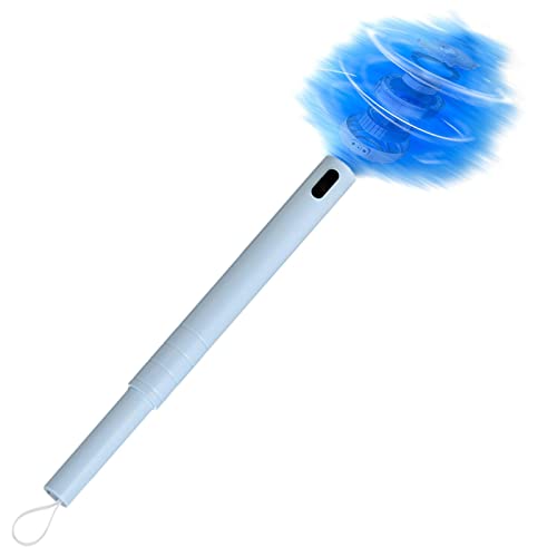QARIDO Nettoyeur plumeau électrique, Plumeau électrique à 360 ° Rechargeable, Brosse électrique réglable de poussière de saleté enlevant la poussière...