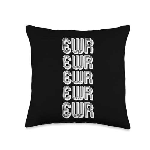 EWR Newark Airport Travel Throw Pillow
