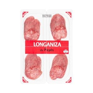 Longaniza de payés extra Hacendado lonchas 4 paquetes x 31,25 g Pack 2