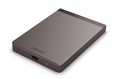 Image of Lexar Portable SSD External 1TB, 550MB /s Read & 400MB /s Write, USB 3.2, Gen 1, Type-C Portable SSD, PS5 & PS4 Compatible, External SSD with 3 Year Manufacturer's Warranty, SL200