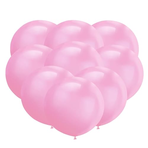 GuassLee 24pcs Pink Balloons 18 Inch, Large Light Pink Balloons Big Latex Balloon for Wedding Engagement Birthday Baby Shower Graduation Anniversary Party Decorations