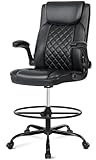 Misolant Tall Office Chair, Drafting Chair for Standing Desk, High Office Chair Adjustable Height,L eather Office Drafting Chair