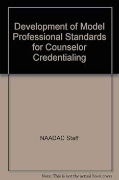 Paperback Development of model professional standards for counselor credentialing Book