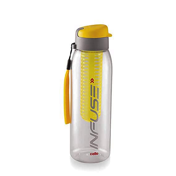 RT Cello Infuse Plastic Water Bottle, 800 ml (Yello) Amazon.in Home