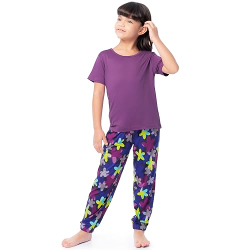 Fruit of the Loom girls Getaway Loose Fit 4-piece Pajama Set3