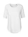 Green Cat Neutral Ladies Half Sleeve T-Shirt, 100% Organic Cotton and Fairtrade Certified, Color White, Size L