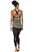 icyzone Yoga Tops Workouts Clothes Activewear Built in Bra Tank Tops for Women (XL, Olive)