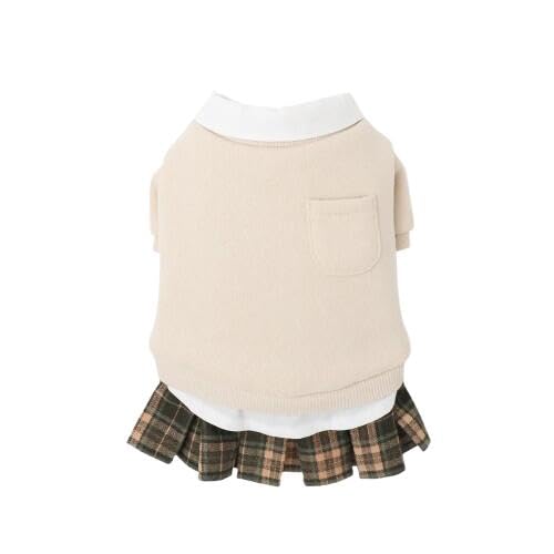 moncheri �����V�F�� [�h�b�L���O�v���[�c�`�F�b�N�X�J�[�g�����s�[�X] �� �� �h�b�O�E�F�A ���^�� (M/�x�[�W��) ���킢�� ������� ���o���� �l�C �u�����h �g�C�v�[�h�� �`����