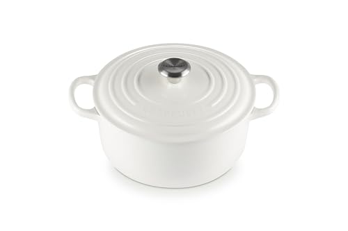 Image of Le Creuset Enameled Cast Iron Signature Cookware Set, 5 pc, White