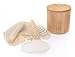 Produktbild Bearfaced Bamboo 's Make-up-Pads, wiederverwendbar, Bambus/Baumwolle, 20 Pads inklusive Wäschesack und Aufbewahrungsbehälter aus Bambus