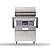 Coyote 28 Inch Freestanding Pellet Grill on Cart, Stainless Steel, Intuitive Digital Touch Control - C1P28-FS