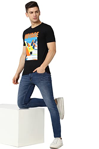 Image of Van Heusen Men's Cotton Slim Fit T-Shirt