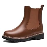 GUTOUGE Women's Chelsea Boots, Chunky High Heel...