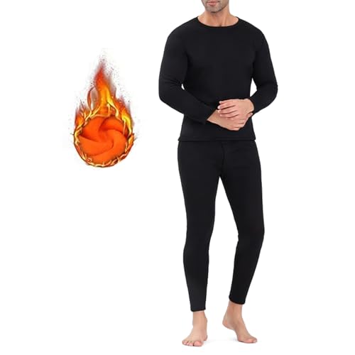 La Mejor Selección de Pantalones térmicos para Hombre los mejores 5. 41 BKYDF Ropa Termica Hombre,Ropa Interior Térmica para Hombre,Camiseta Termica Hombre Pantalón Térmicos,Conjunto Blusas Termicas Dama Afelpadas y Pantalon Termico Hombre (Negro,...