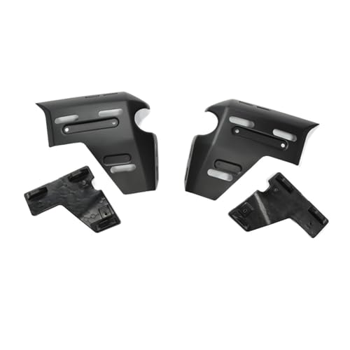 WUTBHGQXWIP Motorrad-Seitenteile, kompatibel mit BMW R1300GS Adventure 2024–2026, Schutzfolie, Kühlerabdeckung, Verkleidungsrahmen(Matte Black)