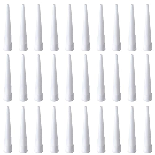 NEWHOOK 30 Pcs Caulking Gun Extender Caulk Extension Nozzle Tips