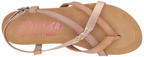 Blowfish Malibu Girls Sandal, Rosegold Cosmic/Nude/Blush, 1 Little Kid #TOP4