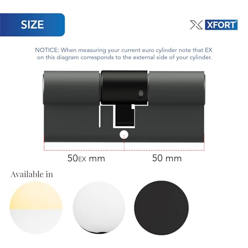 XFORT Colossus Polished Chrome 3 Star Kitemarked Euro Cylinder Lock 50EX/50 (100mm), British Standard TS007 Anti-Snap Barrel Lock, uPVC Door Lock.