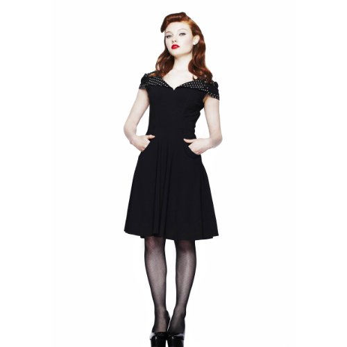 Hell Bunny - Robe - Femme, Noir - Noir, 42