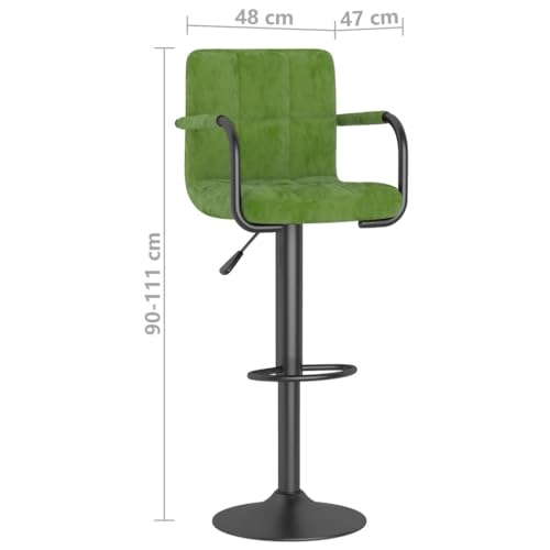 Tabouret de bar en velours chic avec dossier ergonomique et structure robuste - 3