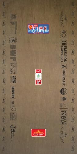 Image of Plywood Fire Defender BWP & FR Grade, Premium Gurjan Face, Fully Calibrated| Borer & Termite Resistant| 35 Years Warranty| - 7 ft. x 4 ft.(12 mm)