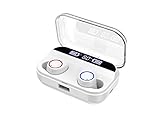 Auriculares Inalámbricos Tws-X11 5.0 Biauriculares De Doble Paso, Verdaderos Auriculares Inalámbricos A Prueba De Agua con Compartimento De Carga...