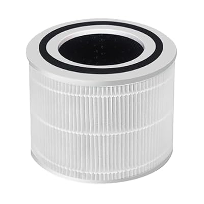 Air Purifier Replacement Filter Carbon Filtration SystemReplacement Filters,Compatible For Levoit,Core 300 Filter(White)