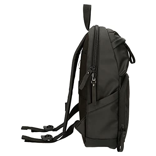 Pepe Jeans Unisex. 7342031 Mochila De Computador Hoxton Preto 25Cm (Osfa), Casual, PoliéSter - 2