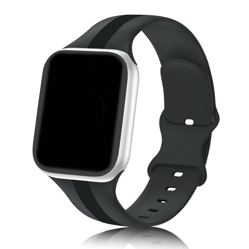 Image of GRIPP Tutone Soft Silicone Watch Strap for 44mm /45mm /46mm /49mm, Watch Series 11 /10 /9 /8 /7 /6 /5 /4, SE 3 /2 /1, Ultra 3 /2 /1, Durable, Flexible, Lightweight, Adjustable (Watch Not Included)